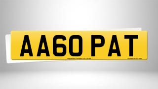 Registration AA60 PAT